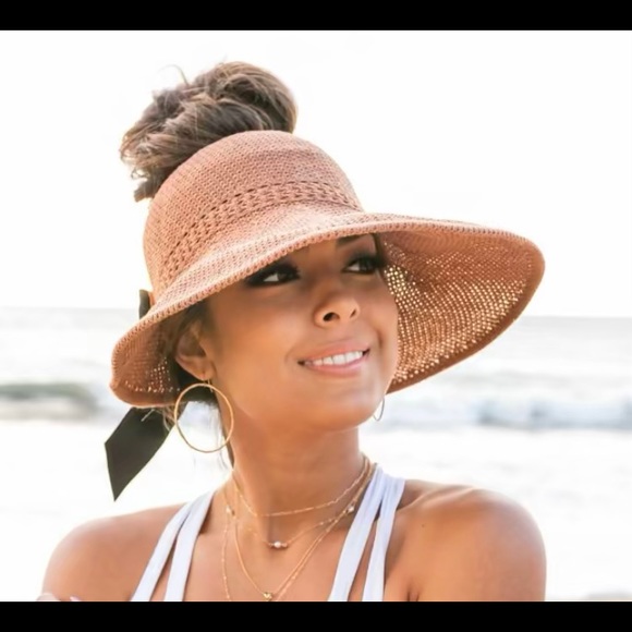 COPY - COPY - Satin bow sun hat - Picture 1 of 14